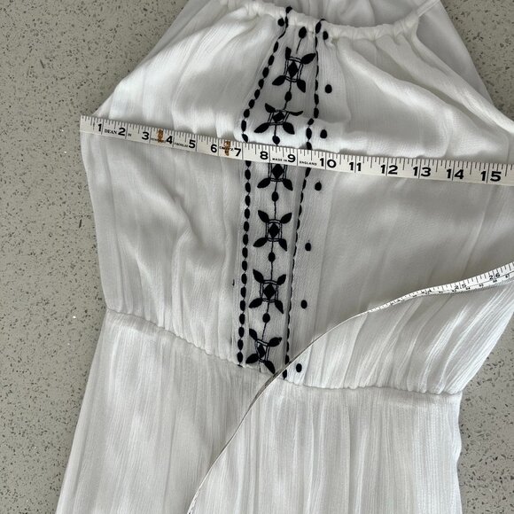 White Maurice’s Embroidered Sleeveless Maxi Dress - Picture 7 of 9